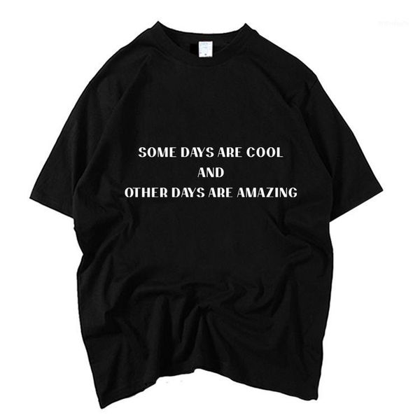 

uisome days are cool and other days are amazing printing t shirt kpop mamamoo moon byul o neck short sleeve t-shirt1, White
