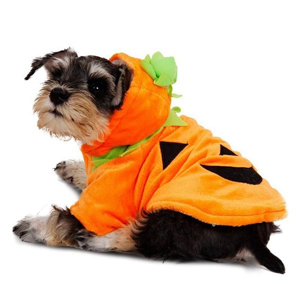 

dog apparel halloween pet pumpkin costume dogs cats christmas clothes for small clothing puppy coats jackets winter warm outfits