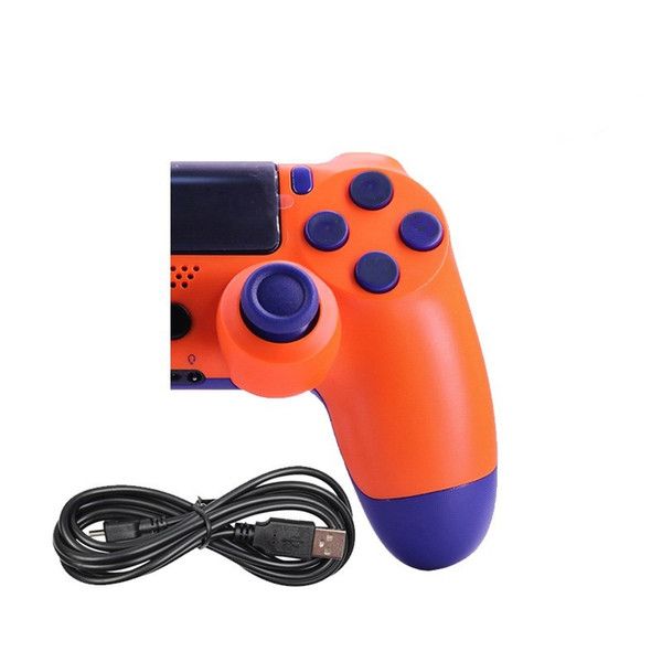 

wireless bluetooth 4.0 controller for ps4 vibrating joystick gamepad, for sony play station computer gamepad in 22 colors with retail box