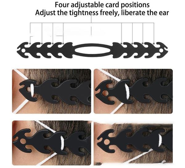 

extender lanyard adjustable hook mask strap hook,anti-slip ear pain relieved from wearing long-time 18.5*2.2cm