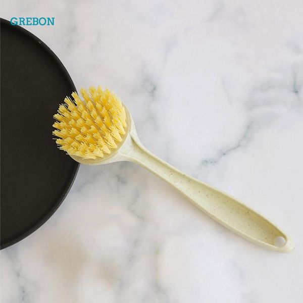 

kitchen brush multifunction dish washing brush long handle pot cleaning tool household pot scrubber oil remover pan washing bowl wmtzwt