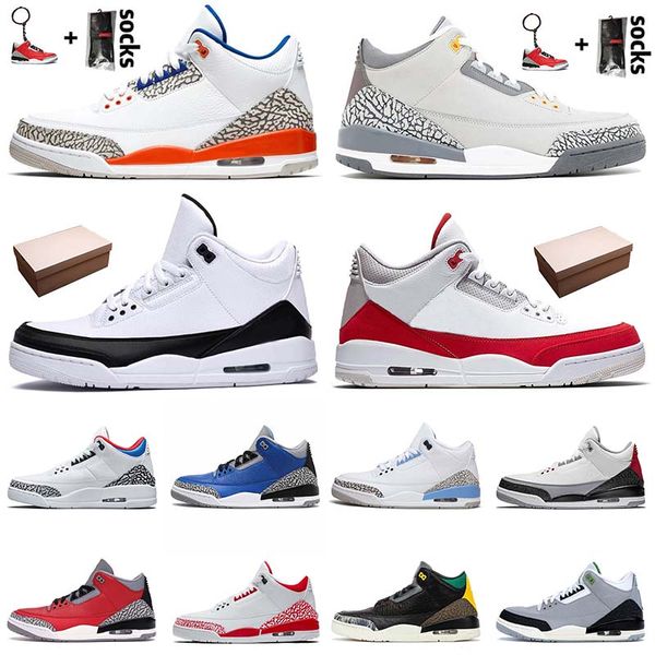 

2021 luxury with box jumpman 3 3s mens basketball shoes fragment red cement chicago outdoors trainers sneakers luxurys size 13, White;red