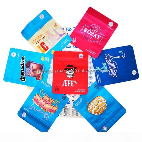 

new cookies bag mylar resealable 350mg packaging only bag no any patch including anti-counterfeit signs and labels