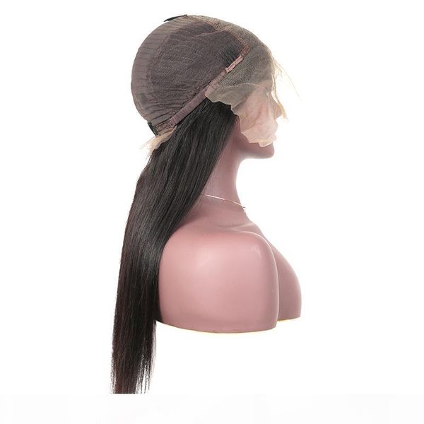 

malaysian virgin hair straight 13x6 lace front wigs nautral color 100% human hair wigs 13 by 6 lace wig yirubeauty, Black;brown