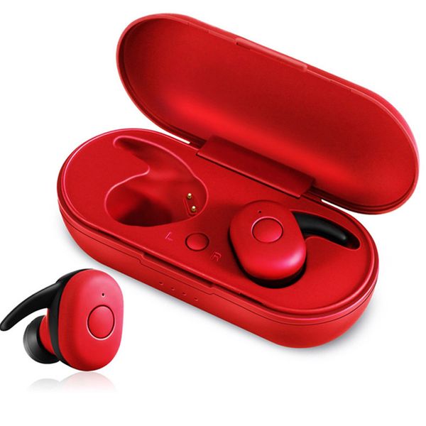 

dt-1 dt1 tws mini bluetooth earphone true wireless earbuds stereo waterproof sport earphone headset with microphone charging box st