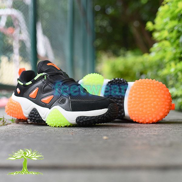 

treeperi durian chunky men women trainers black volt orange sneakers running shoes sport us 11 eur 45 for men