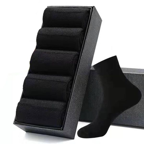 

2020 new men's cotton socks black business casual breathable spring summer male crew socks meias sokken