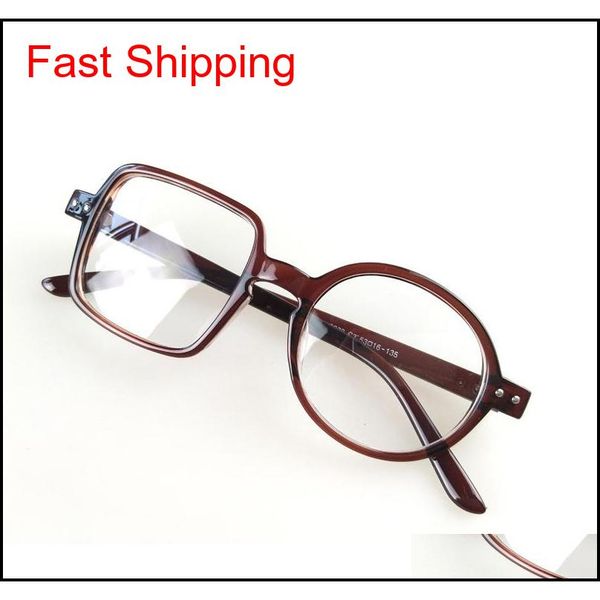 

left square right round transparent glasses fashion personal style clear glass eyeglasses optical glasses pre qylybt mj_fashion, Black