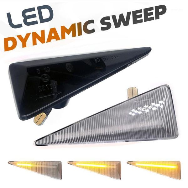 

2pcs dynamic led side marker light turn lamps for espace 4 vel satis wind avantime megane 2 scenic 2 espace 41