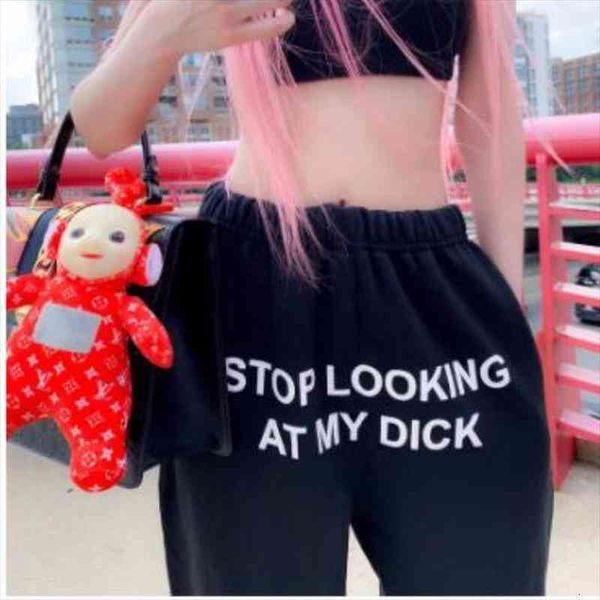 

autumn winter fleece women brand sports pants slooking at my dick casual pants 13 colors couple joggers sweatpants, Black;white