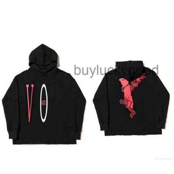 

brand hoodie 17 styles mens big v sweatshirts brands vlones hoodies hip hop stylist white long sleeve fujiwara hiroshi men women sweatshirt, Black