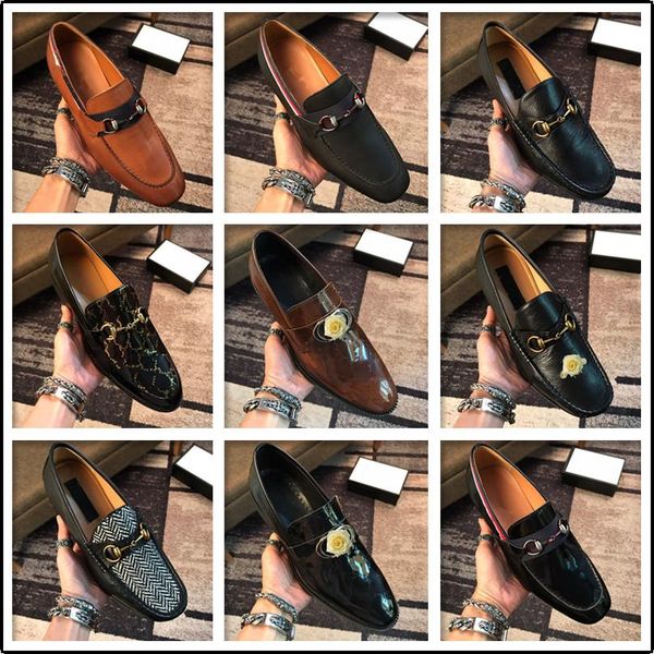 

bs black brown shoes men oxford real genuine leather custom fashion office dress wedding luxury brands formal party men brogue shoes 11