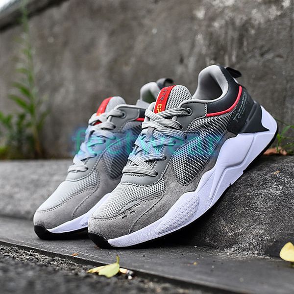 

treeperi fashion chunky grey crimson men women sneakers running shoes sport trainers us 7.5 eur 38 for women