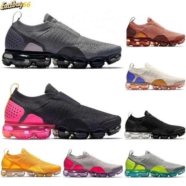 

2020 knitting 2.0 laceless woman man running shoes black light cream moon particle neutral olive fly mesh mans trainers sport sneakers 36-45