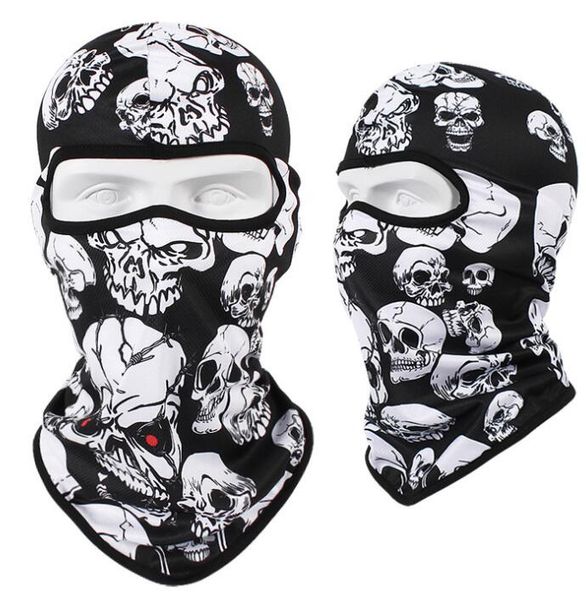 

outdoor tactical airsoft skull full face protect mask winter windproof warm ghost skeleton hood scarf cycling riding ski
