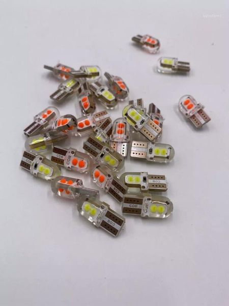 

the new silicone housing decodes the t10 automotive wide light w5w license plate lamp cob instrument lamp1