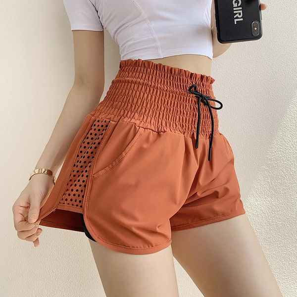 

yoga outfits zzslhl shorts running women sports ladies gym sportswear wear bottom quick dry clothing female, White;red