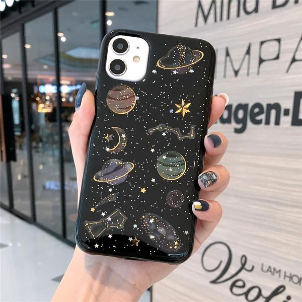 

blitter universe planet case для iphone 12 pro max 11 pro se 2020 x xr xs max 7 8 6 6s plus jllfne