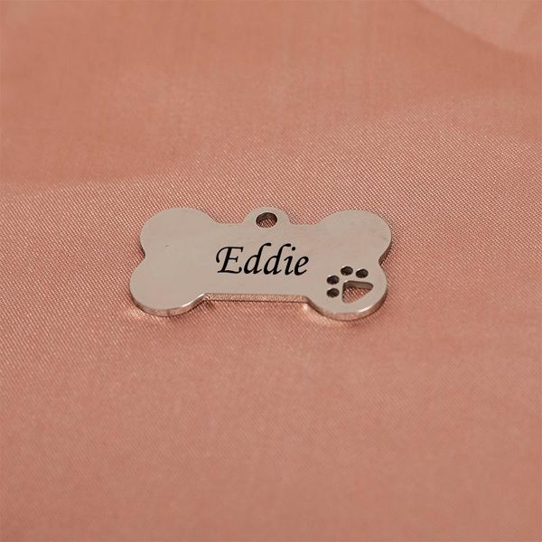 

пользовательские бирки собаки в розовом золоте серебристый или черный гравированная из нержавеющей стали домашнее животное id cat tag name d