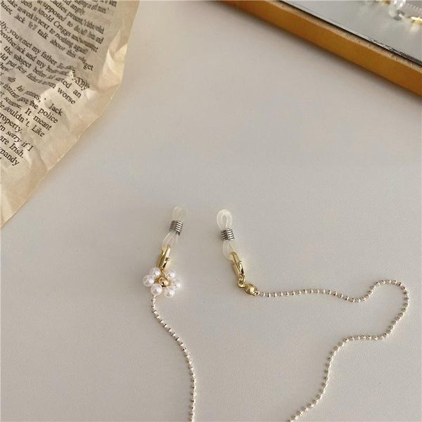 

корейский винтажный хрустальный бисером eyeglasses цепочка chic mask the chicle holder ожерелье красочные ручной работы с бисером маска реме
