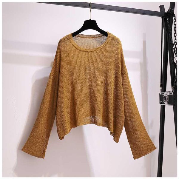 

plus size ladies vintage pullover sweater 2020 new autumn loose streetwear o-neck solid color long-sleeved simple sweater big xl1, White;black