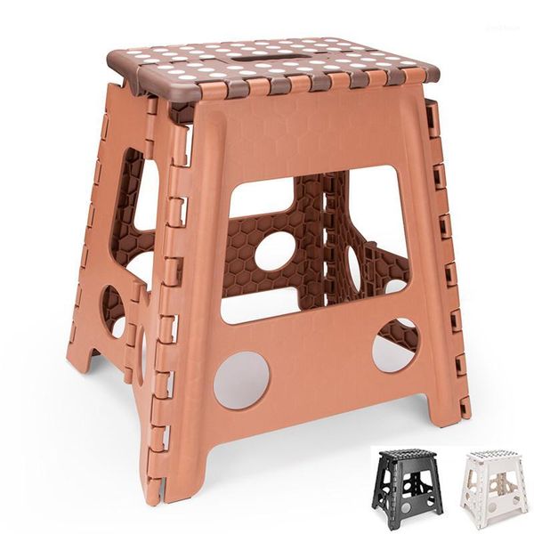 

15inch folding plastic chair foot step stool kitchen garden bathroom toilet stool outdoor portable hiking chair kids furniture1
