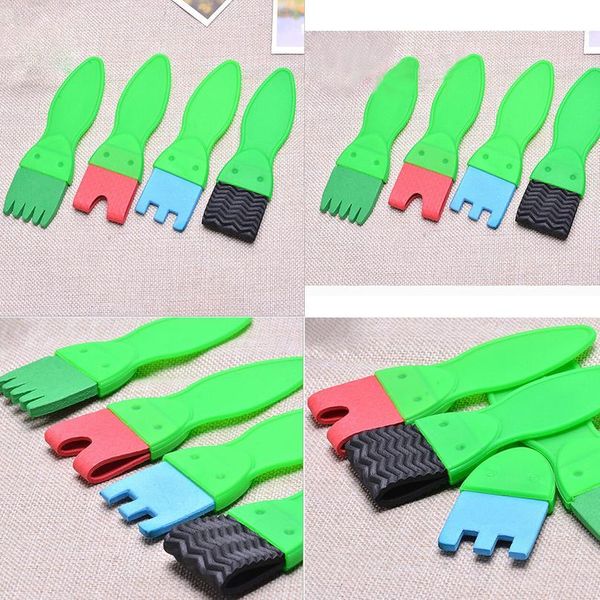 

wholesale 4pcs/set drawing toys diy graffiti sponge art supplies brushes seal painting tool funny creative toys jllbnd