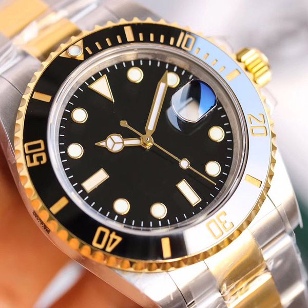 

fashion mens women gmt lady ceramic bezel ladies mechanical automatic movement stainless steel desinger watch watches man wristwatches 2021, Slivery;brown