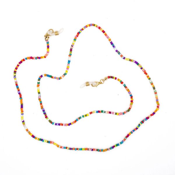 

fashion simple colorful handmade rice beads eyeglasses chain bohemian summer sunglasses accessories halter glasses cord jewelry h bbydut