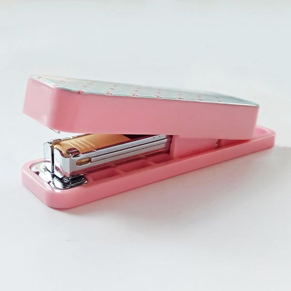 

новый diy геометрический ручной степлер № 10 степень набор mini papelearia grapadora канцтовары офис аксессуары школьные принадлежности 1 шт