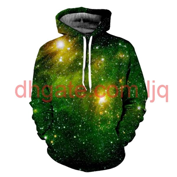 

wholesale-mr.1991inc space galaxy 3d sweatshirts men/women hoodies with hat print stars nebula autumn winter loose thin hooded hoody, Black
