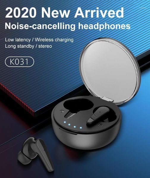 

kingstar k031 tws bluetooth 5.0 earphones wireless headphones earbuds with charging box noise cancelling headset for smartphone1