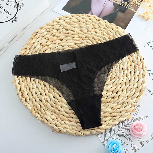

women panties lace thongs ultra-thin mesh transparent women's soft and traceless briefs panty underwear, Black;pink