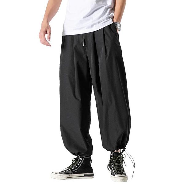 

hip hop joggers mens black harem pants 2021 new mens sportswear pants streetwear cargo men japanese style streetwear