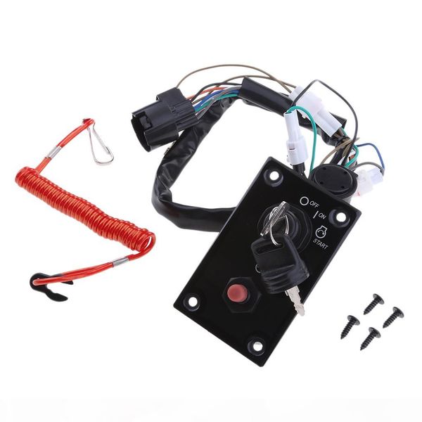 

12v single key switch panel assembly for suzuki outboard yacht 37100-96j14