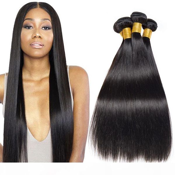 

straight hair weave 3 bundles 20 22 24 inch unprocessed brazilian hair extensions natural black brazilian virgin hair bundles deals