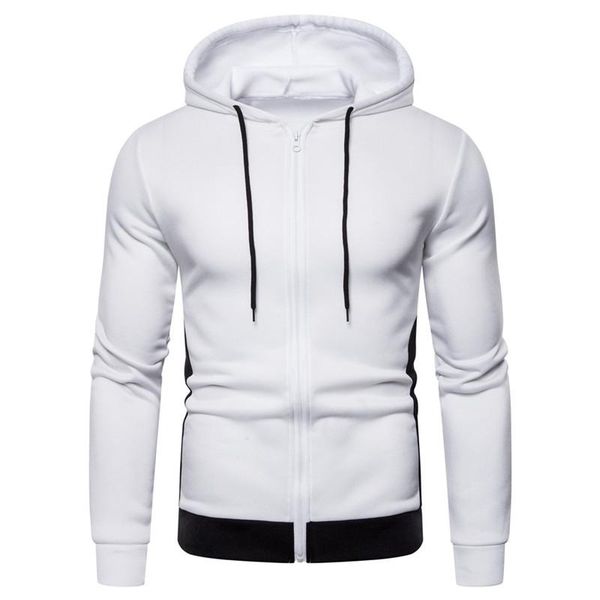 

mens scipper сращивание кнопки пуловер пальто для длинного рукава толстовка толстовые топы блуза обезвременное, Black;brown