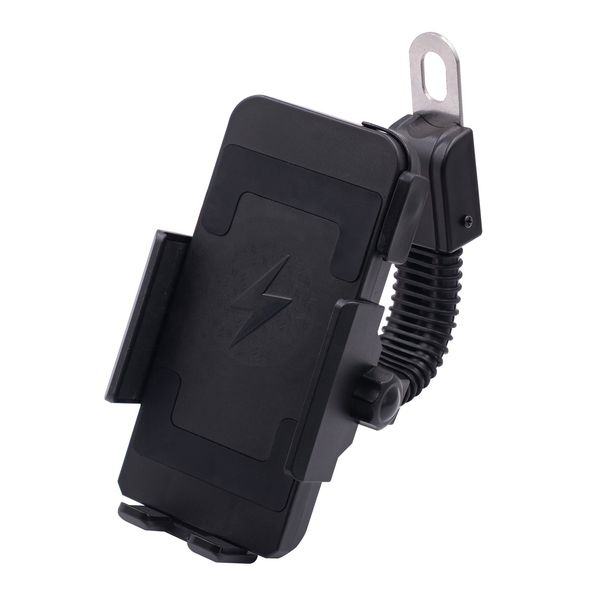 

gps navigation bracket motorcycle mobile phone holder with wireless charging