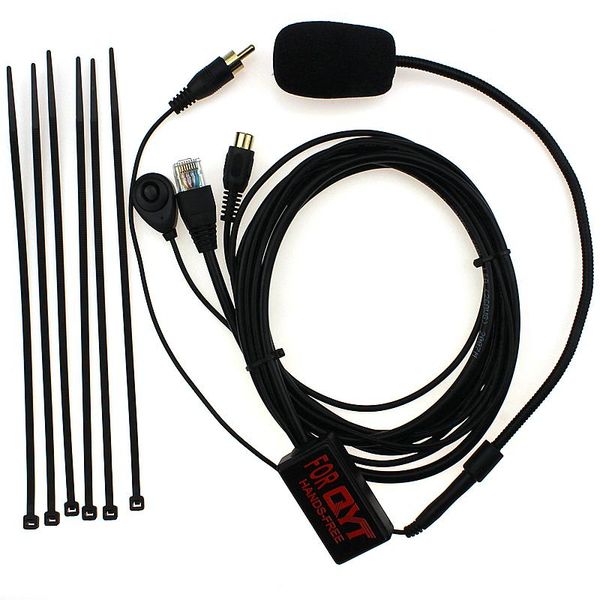 

hands-crystal finger pmic microphone for mini car radio qyt kt8900/kt8900r walkie talkie