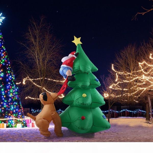 

1.8m high automatic inflatable christmas tree christmas garden decoration spree home decor party supplies