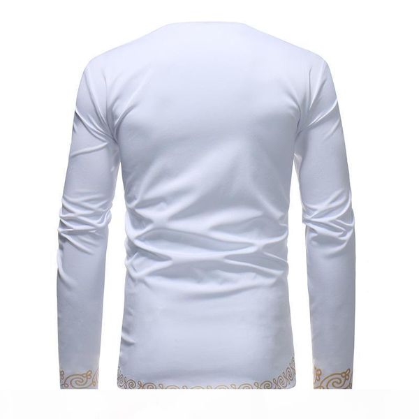 

african dashiki traditional maxi shirt men 2020 brand stand collar long sleeve dress shirt mens african clothing chemise homme, White;black