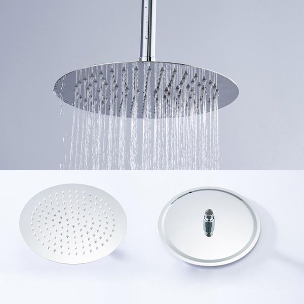 

бесплатная доставка 12-дюймовый душевые головки ультра тонкой стальной душевой душевой душ головной головку не имеют arm из нержавеющей стал