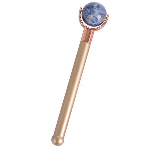 

fashion circular jade roller massager lollipop massor stick face eye beauty instrument lift the skin relax facial muscles 25bs d2