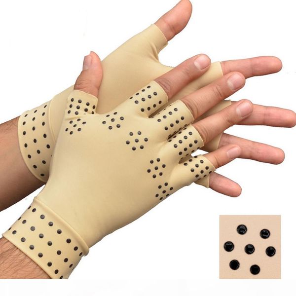 

magnetic therapeutic arthritic fingerless compression gloves arthritis therapy