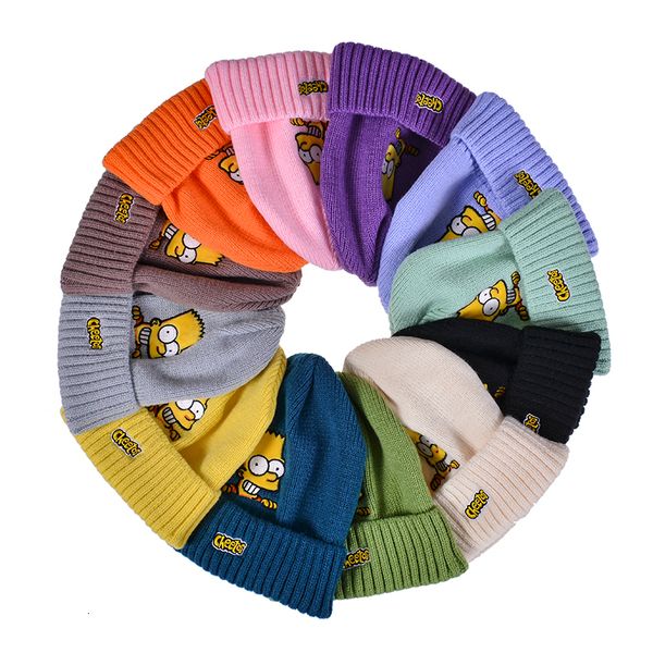 

hat winter lovely warm women knited man cartoon