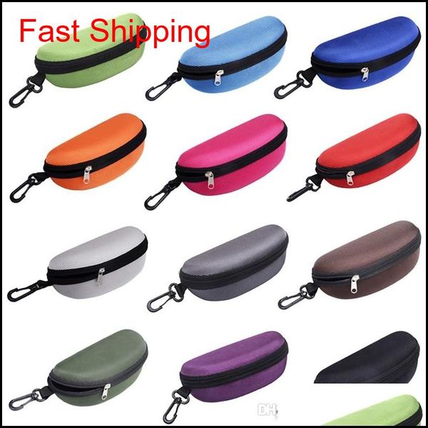 

sunglasses case reading glasses carry bag hard zipper eyeglass box with carabiner travel pack glasses pouch case 3v0mu