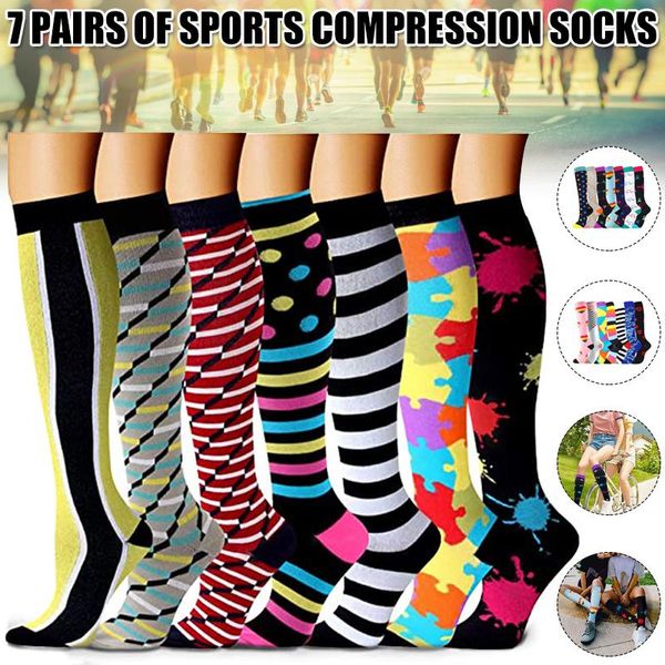 

wholesale cycling socks sports compression socks for men and women durable n66, Black