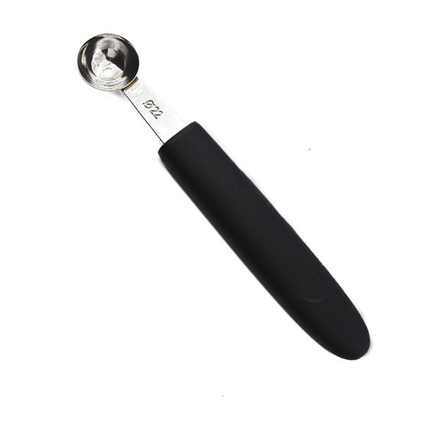 

stainless steel watermelon scoops rubber handle single head ice cream spoons kitchen tool fresh fruit platter spoon 3 3yj l1