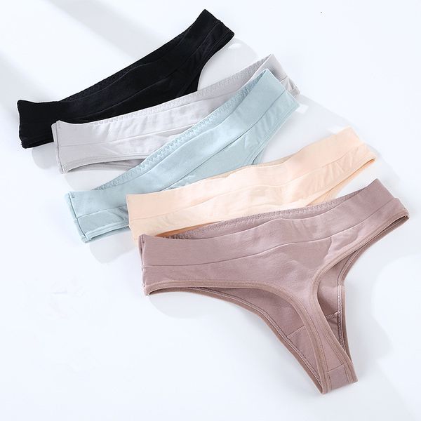 

women's under lingerie cotton g-string 3pcs panties comfortable thong low-rise underwear women string ladies intimate, Black;pink