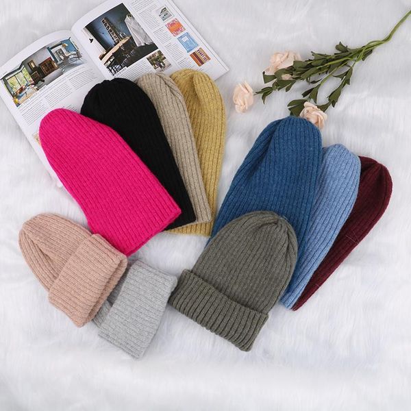 

candy colors winter hat women knitted hat warm soft trendy elegant, Blue;gray